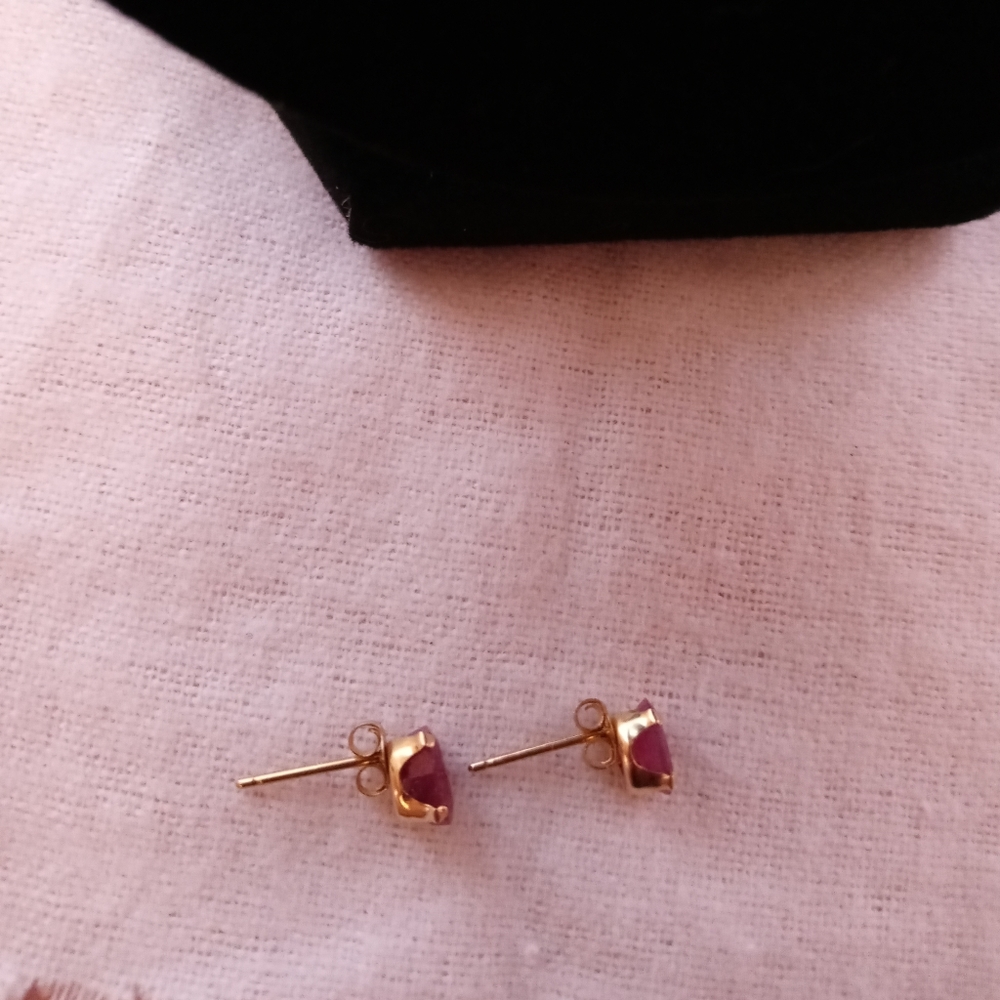 Ruby Stud Earrings! - image 4